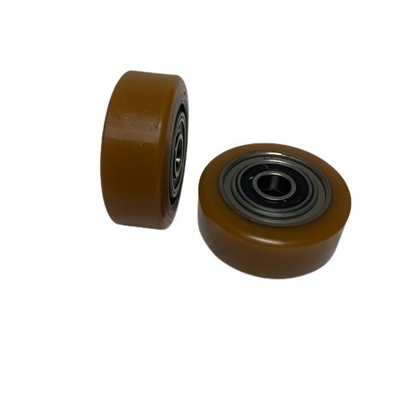 6203 Gıda ve içecek dükkanlarındaki el pallet kamyonu için bantlı Linde Denge Çarkı 80*30 mm