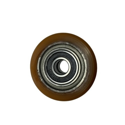 6203 Gıda ve içecek dükkanlarındaki el pallet kamyonu için bantlı Linde Denge Çarkı 80*30 mm