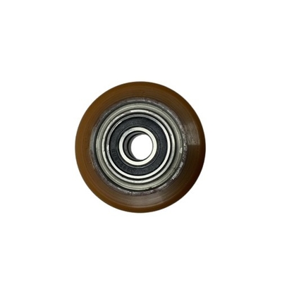 6203 Gıda ve içecek dükkanlarındaki el pallet kamyonu için bantlı Linde Denge Çarkı 80*30 mm