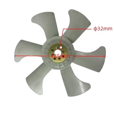 Gıda İçecekler Forklift Parçaları Radyatör Fan Blade ISUZU 4JG2 8-94483-894-0 için Plastik