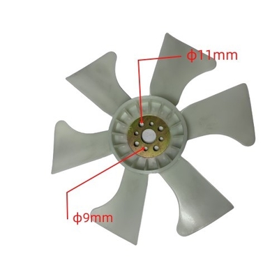 Gıda İçecekler Forklift Parçaları Radyatör Fan Blade ISUZU 4JG2 8-94483-894-0 için Plastik