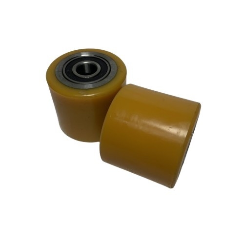Üretim tesisi 80*70mm 6204 Linde Palet Kamyonu için PU Yük Tekerleği