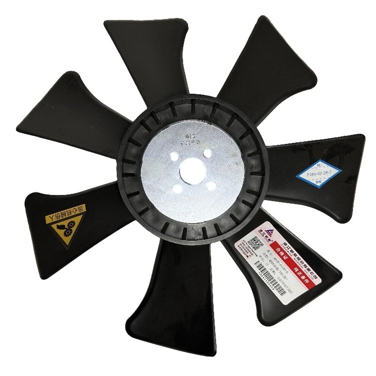 490B-41100 Forklift Parçaları Radyatör Fan Blade 490/495/498/4D30G31 için Siyah Plastik